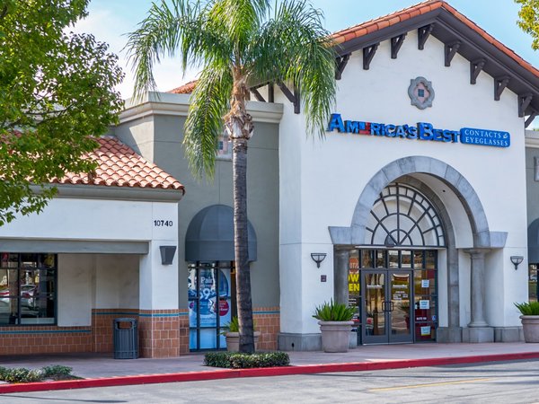 Exterior view of an America's Best store front.